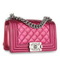 Chanel Boy Bag Leather Black Shoulder Bag Style 4