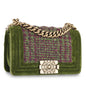 Chanel Boy Bag Tweed Black Shoulder Bag