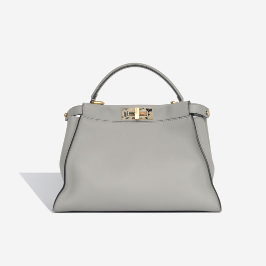 Fendi Peekaboo Leather Red Handbag Style 52