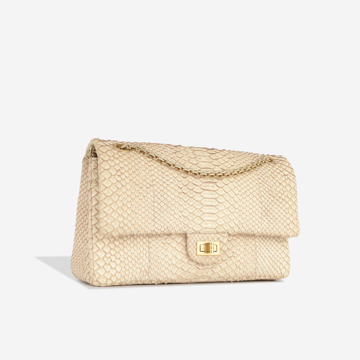Chanel Classic Flap Leather Gold Shoulder Bag Leather
