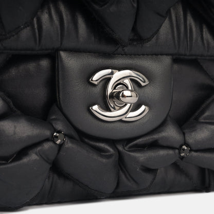 Chanel Seasonal Draped Fabric Flap