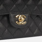 Chanel Classic Flap Lambskin Black Shoulder Bag Style 105