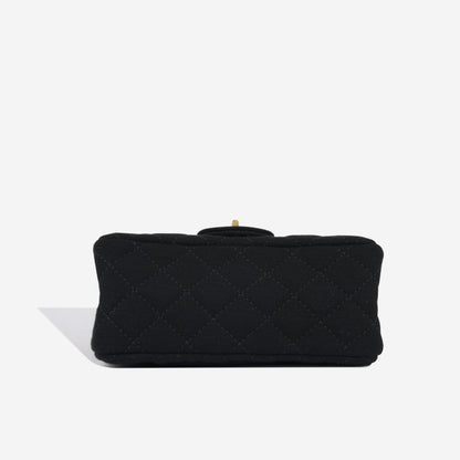 Chanel Classic Flap Calfskin Black Shoulder Bag Style 2