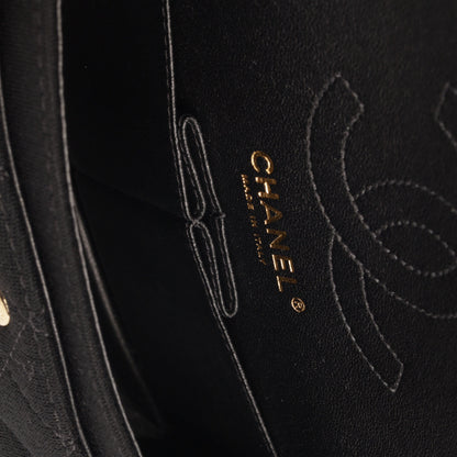 Chanel Classic Flap Calfskin Black Shoulder Bag Style 2