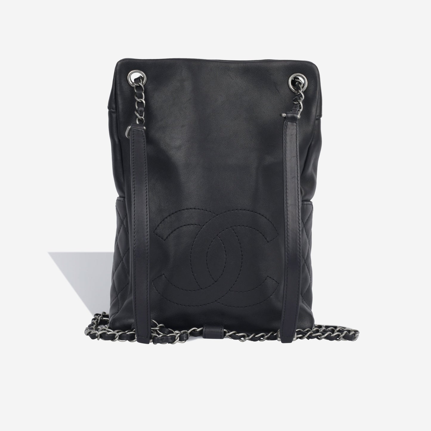 Chanel Lambskin Black Backpack Lambskin