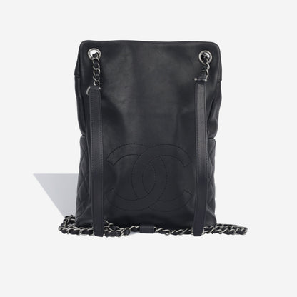 Chanel Lambskin Black Backpack Lambskin