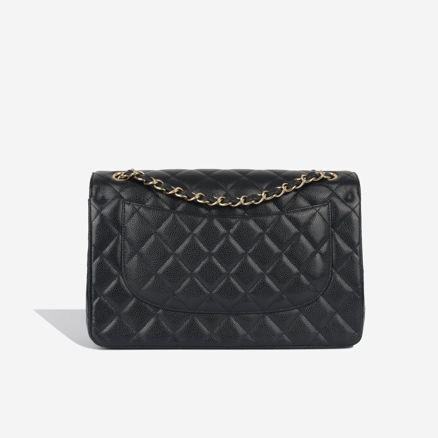 Chanel Classic Flap Caviar Black Shoulder Bag Style 16