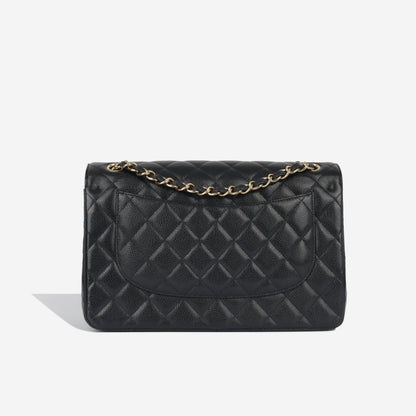 Chanel Classic Flap Caviar Black Shoulder Bag Style 16