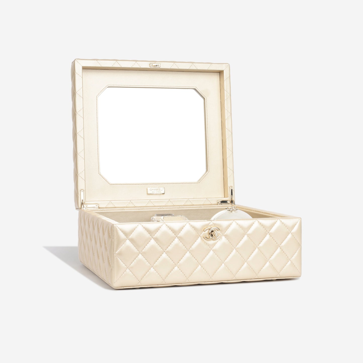 Chanel Luxury Lambskin Gold Handbag Style 14