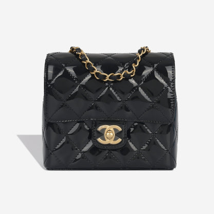 Chanel Classic Flap Lambskin Black Shoulder Bag Style 331