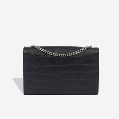 Saint Laurent Kate Tassel Bag - Croc Embossed