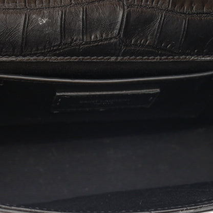 Saint Laurent Kate Tassel Bag - Croc Embossed