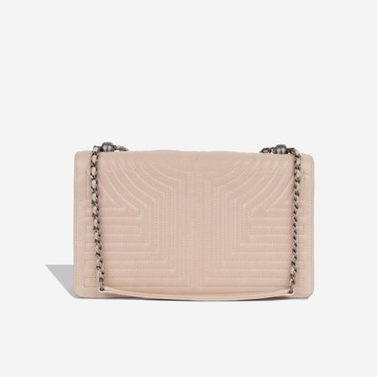 Chanel Calfskin Beige Shoulder Bag