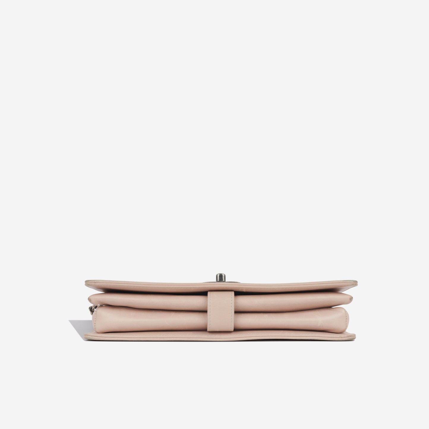 Chanel Calfskin Beige Shoulder Bag
