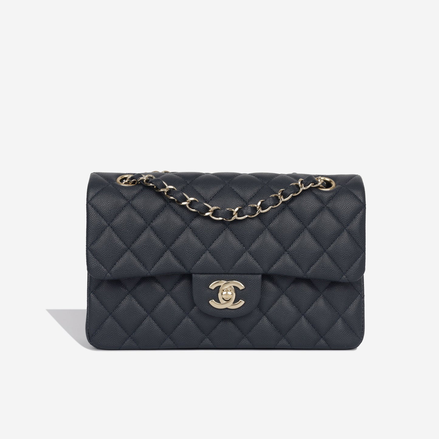 Chanel Classic Flap Caviar Gold Shoulder Bag Style 33