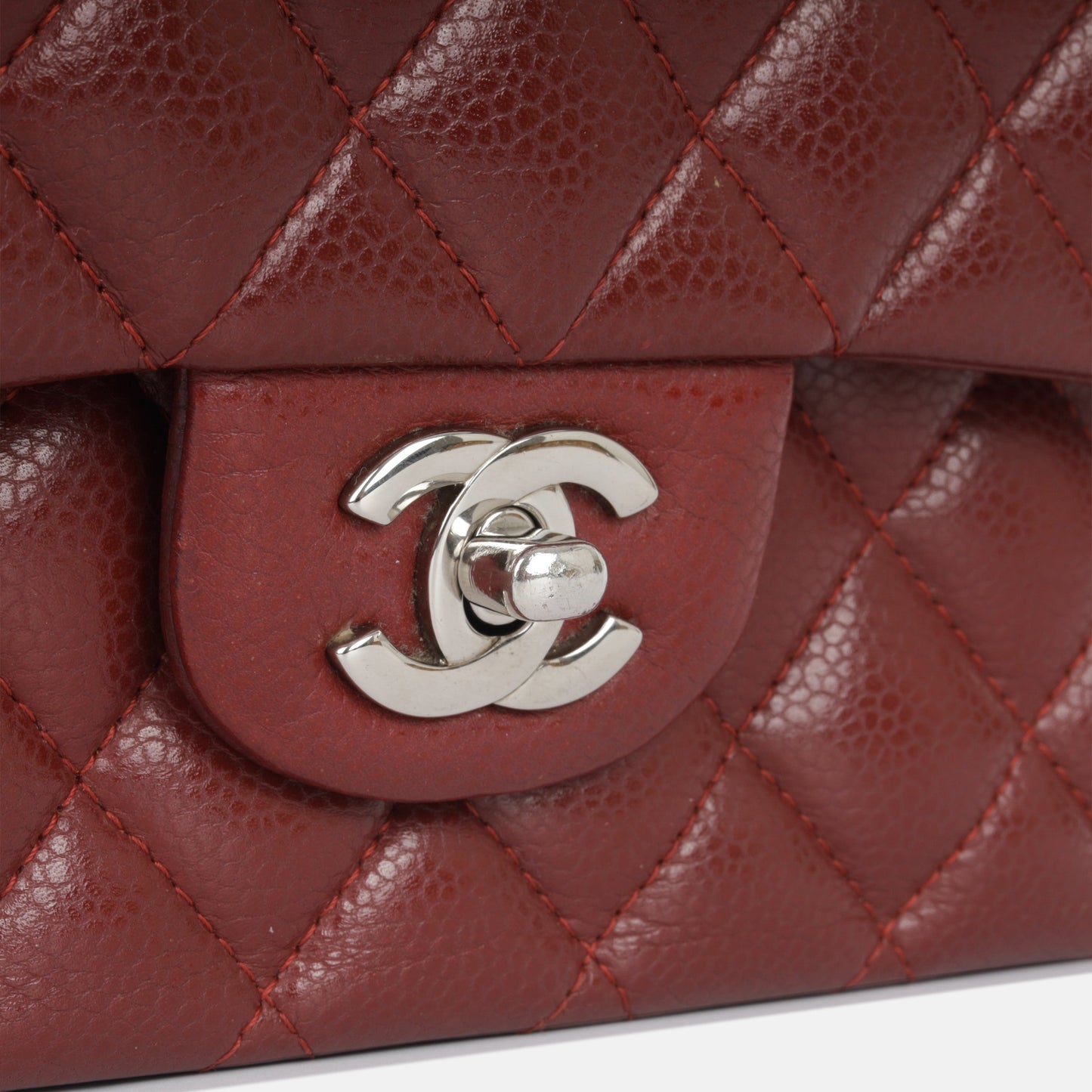 Chanel Classic Flap Lambskin Black Shoulder Bag Style 107