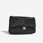 Chanel Classic Flap Lambskin Black Shoulder Bag Style 108