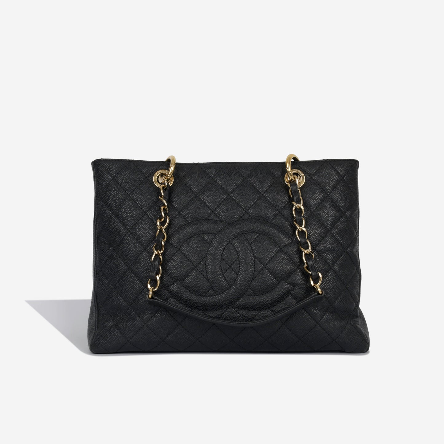 Chanel Shopping Tote Caviar Black Tote Bag Style 12