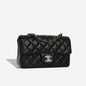 Chanel Classic Flap Lambskin Black Shoulder Bag Style 159