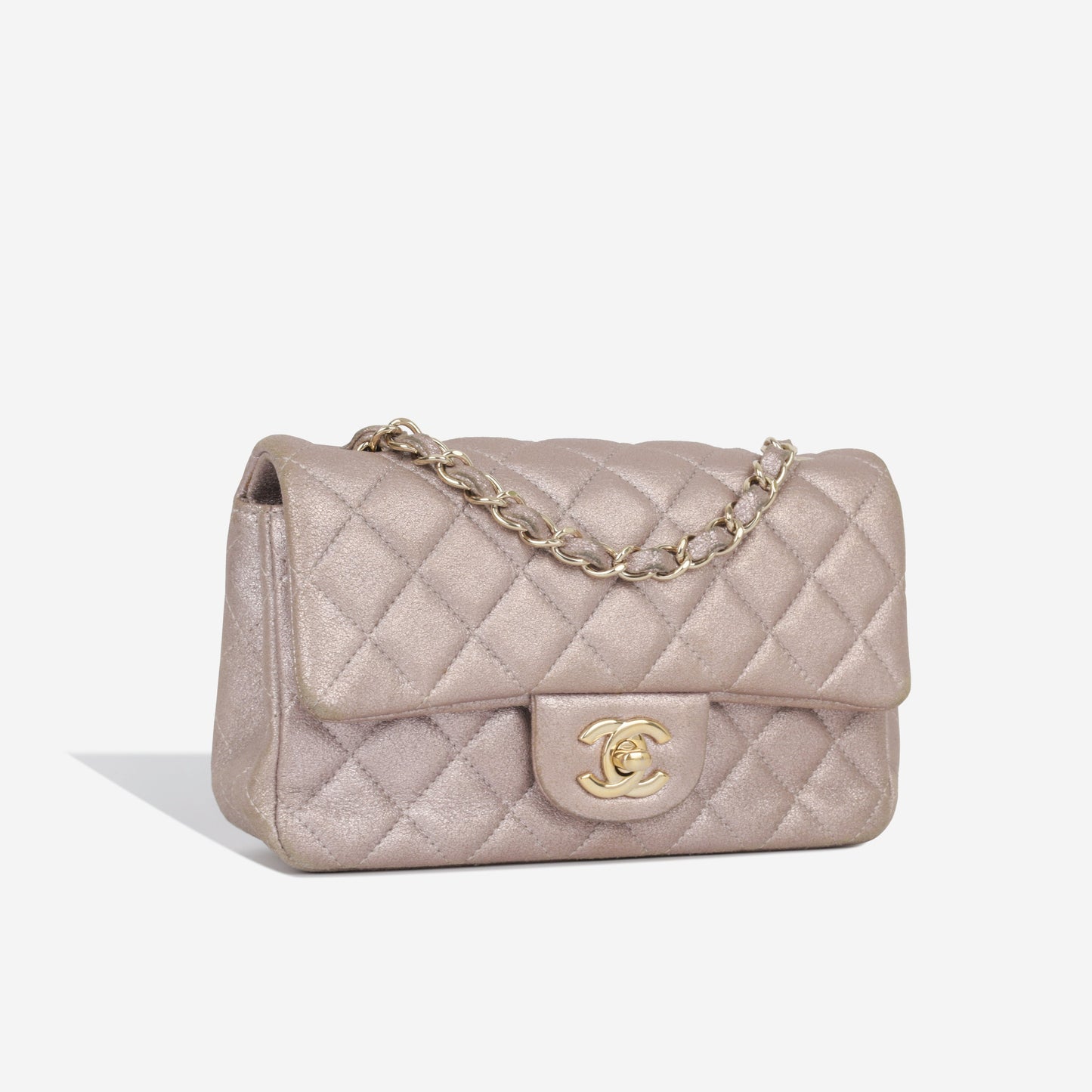 Chanel Classic Flap Leather Gold Shoulder Bag Style 6