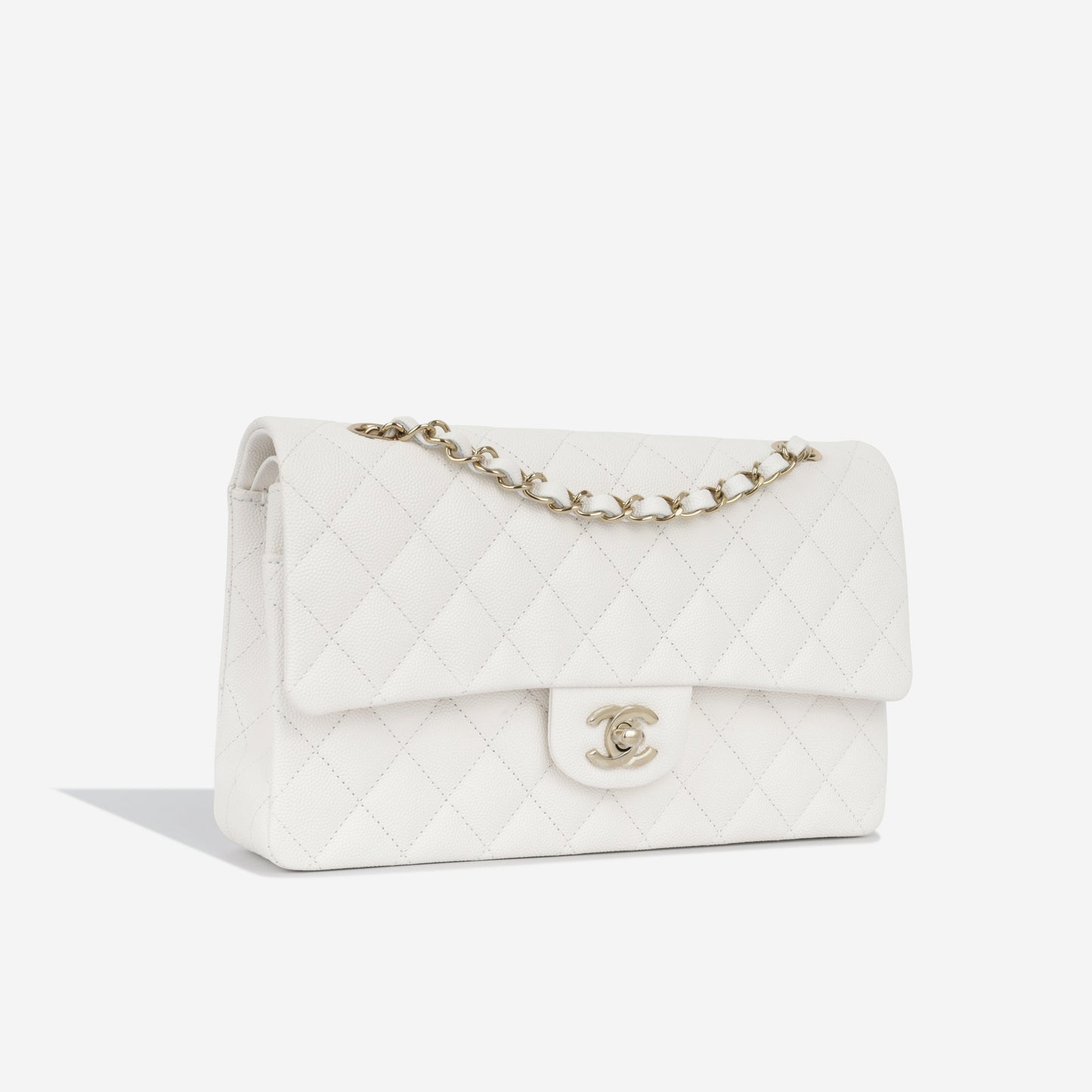 Chanel Classic Flap Lambskin Gold Shoulder Bag Style 29
