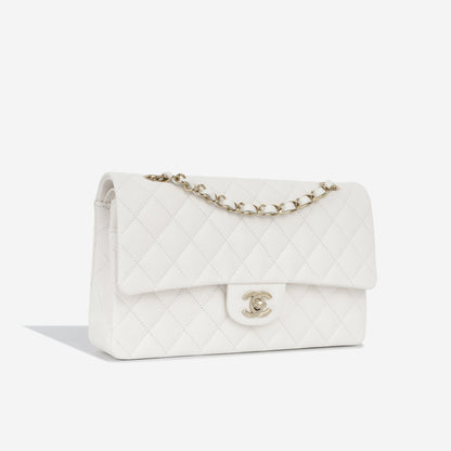 Chanel Classic Flap Lambskin Gold Shoulder Bag Style 29