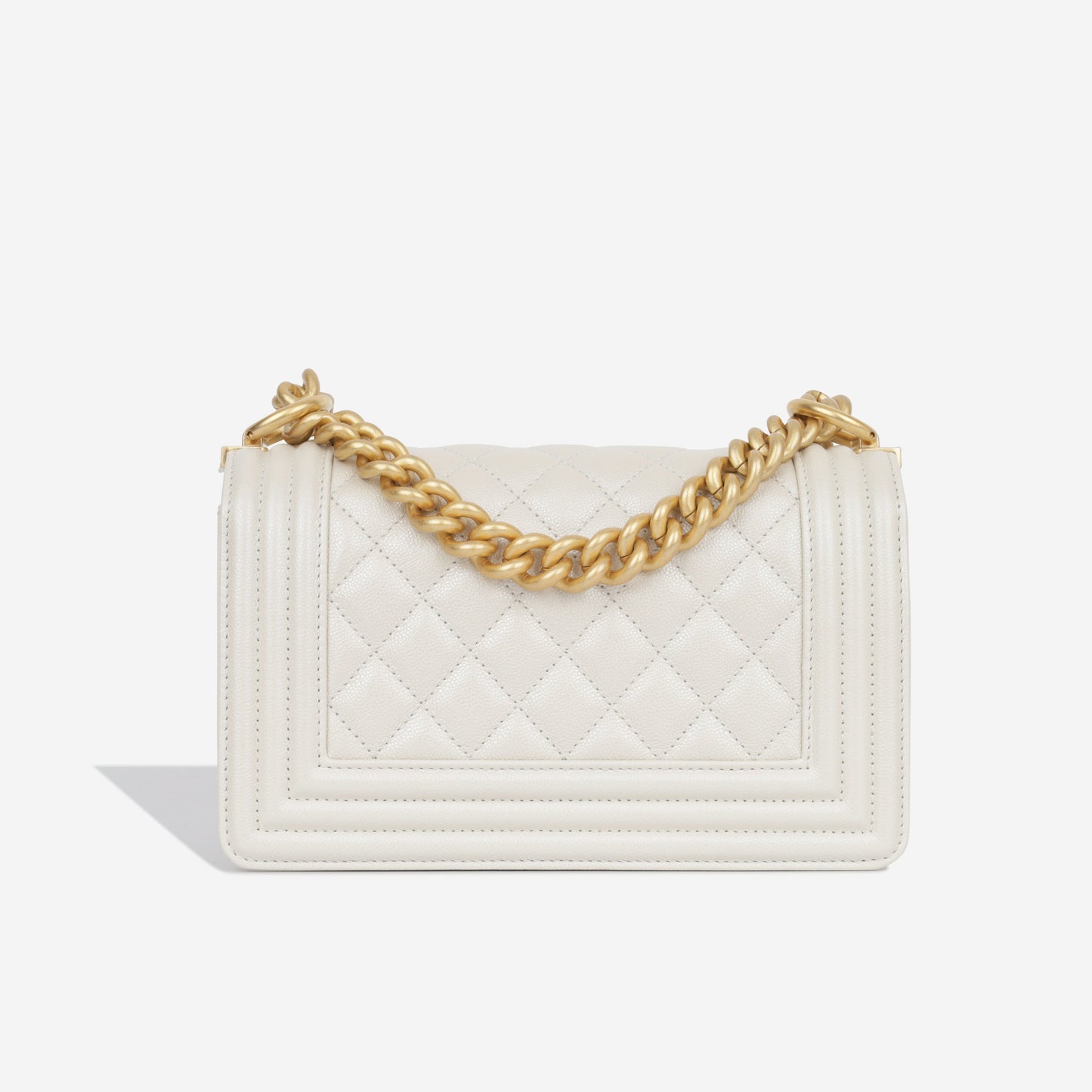 Chanel Boy Bag Lambskin Gold Shoulder Bag Style 7
