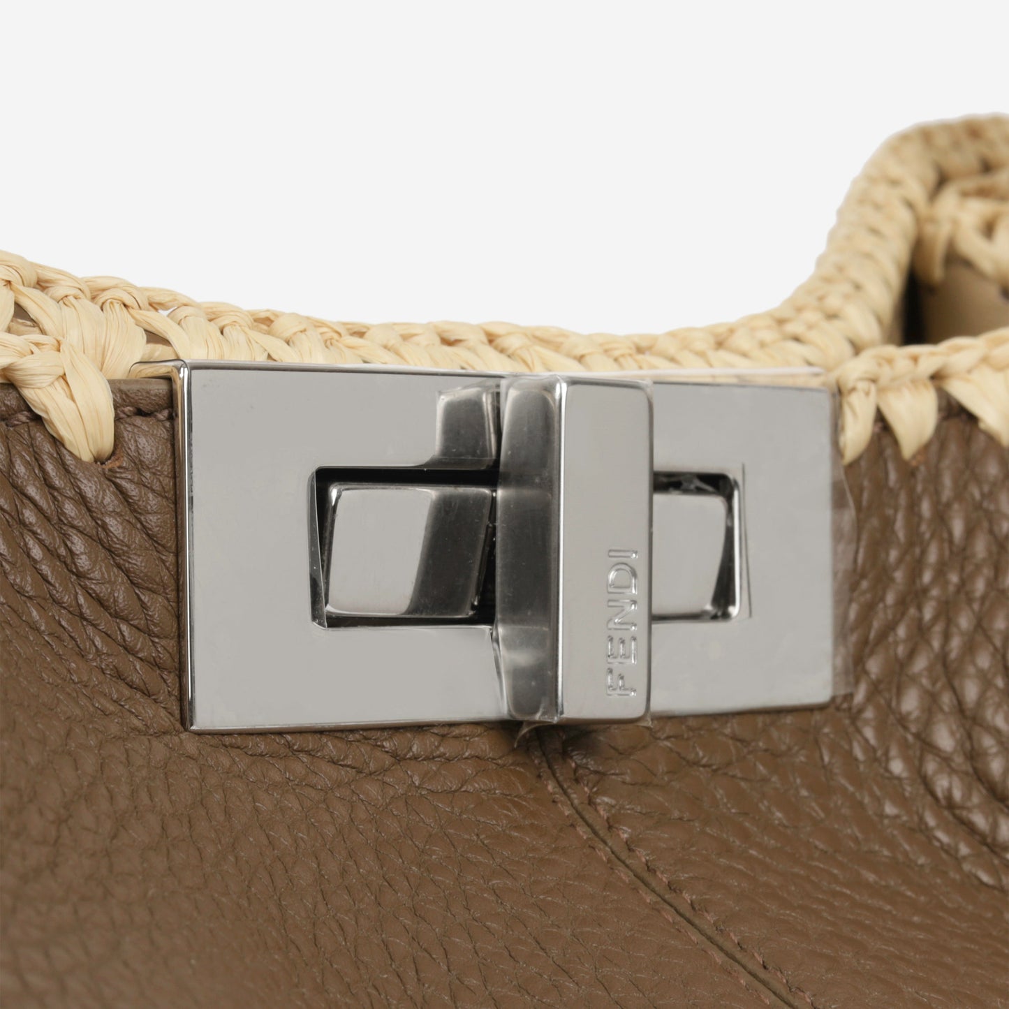 Fendi Peekaboo Leather Brown Handbag Style 2