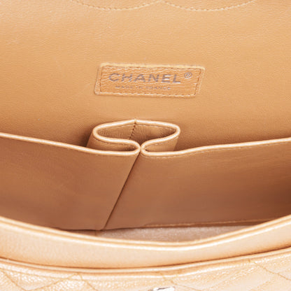 Chanel Classic Flap Caviar Tan Shoulder Bag