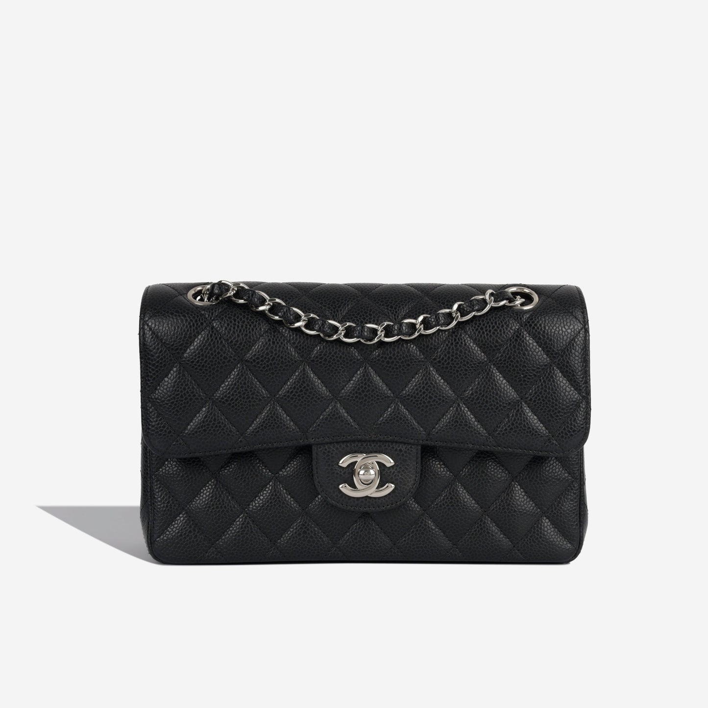 Chanel Classic Flap Caviar Black Shoulder Bag Style 119