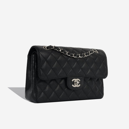 Chanel Classic Flap Caviar Black Shoulder Bag Style 119