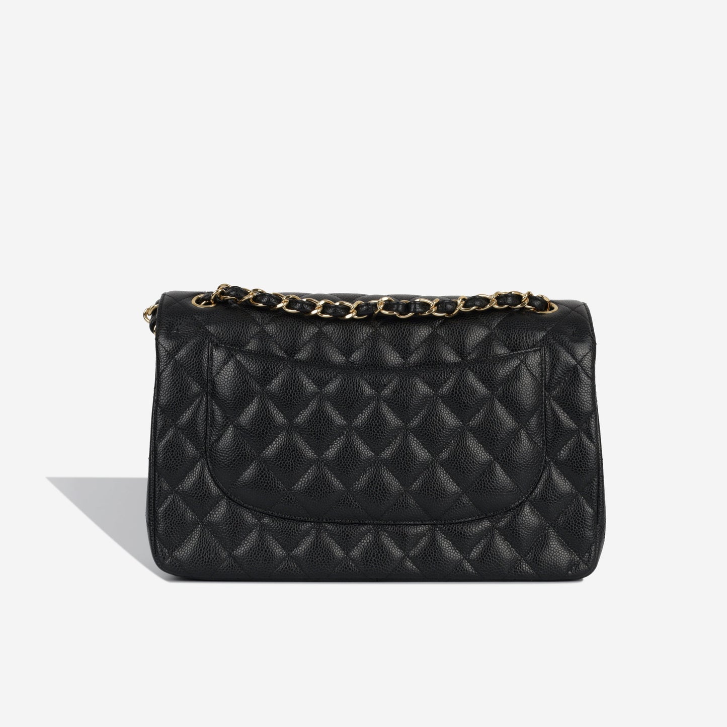 Chanel Classic Flap Caviar Black Shoulder Bag Style 12
