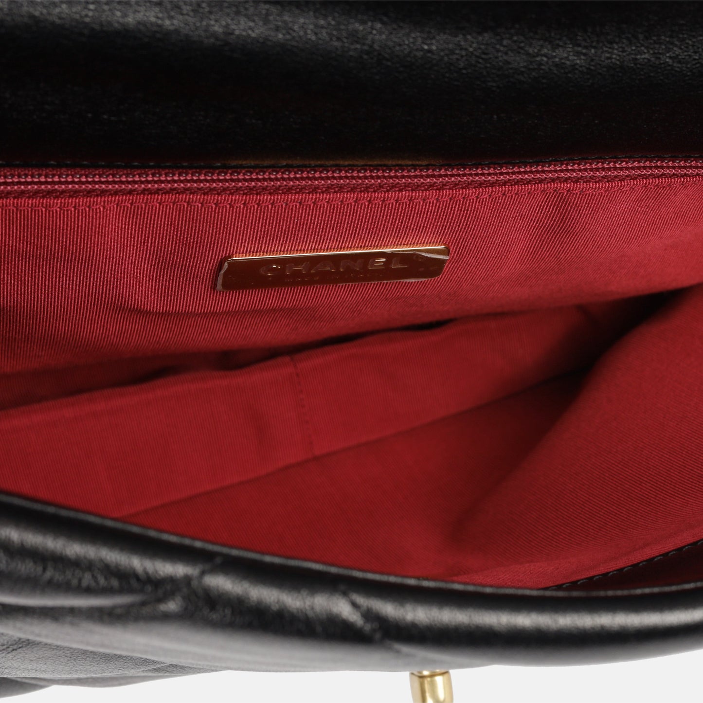 Chanel Chanel 19 Lambskin Black Shoulder Bag Style 4