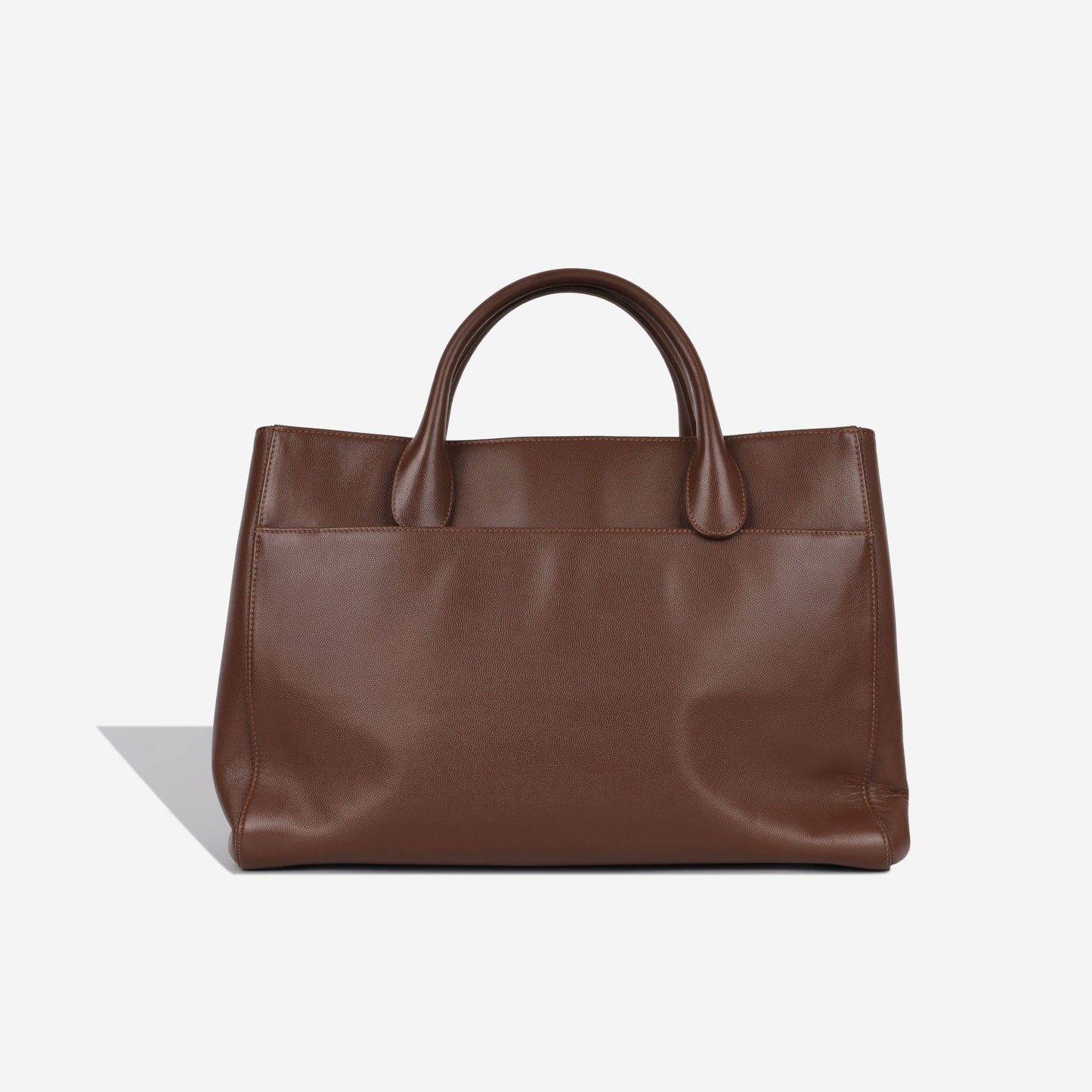 Chanel Timeless Caviar Brown Tote Bag