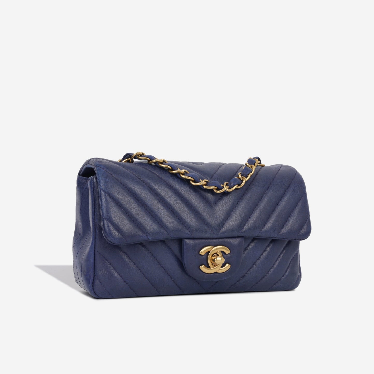 Chanel Classic Flap Lambskin Gold Shoulder Bag Style 62