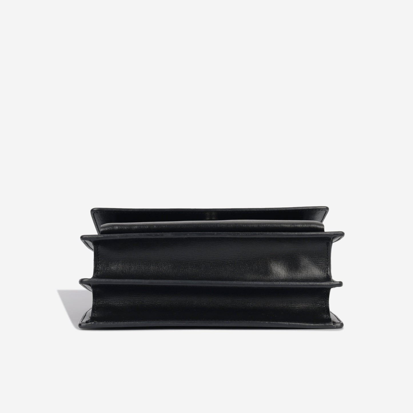 Saint Laurent Sunset Calfskin Black Shoulder Bag