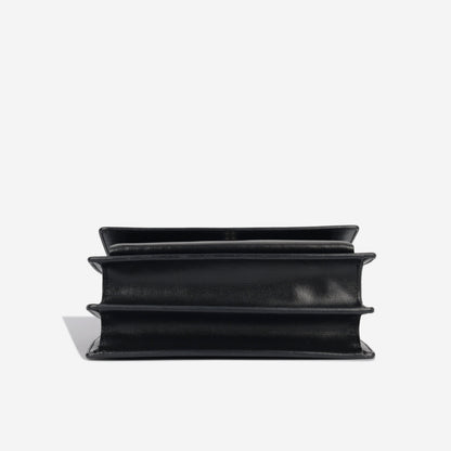 Saint Laurent Sunset Calfskin Black Shoulder Bag