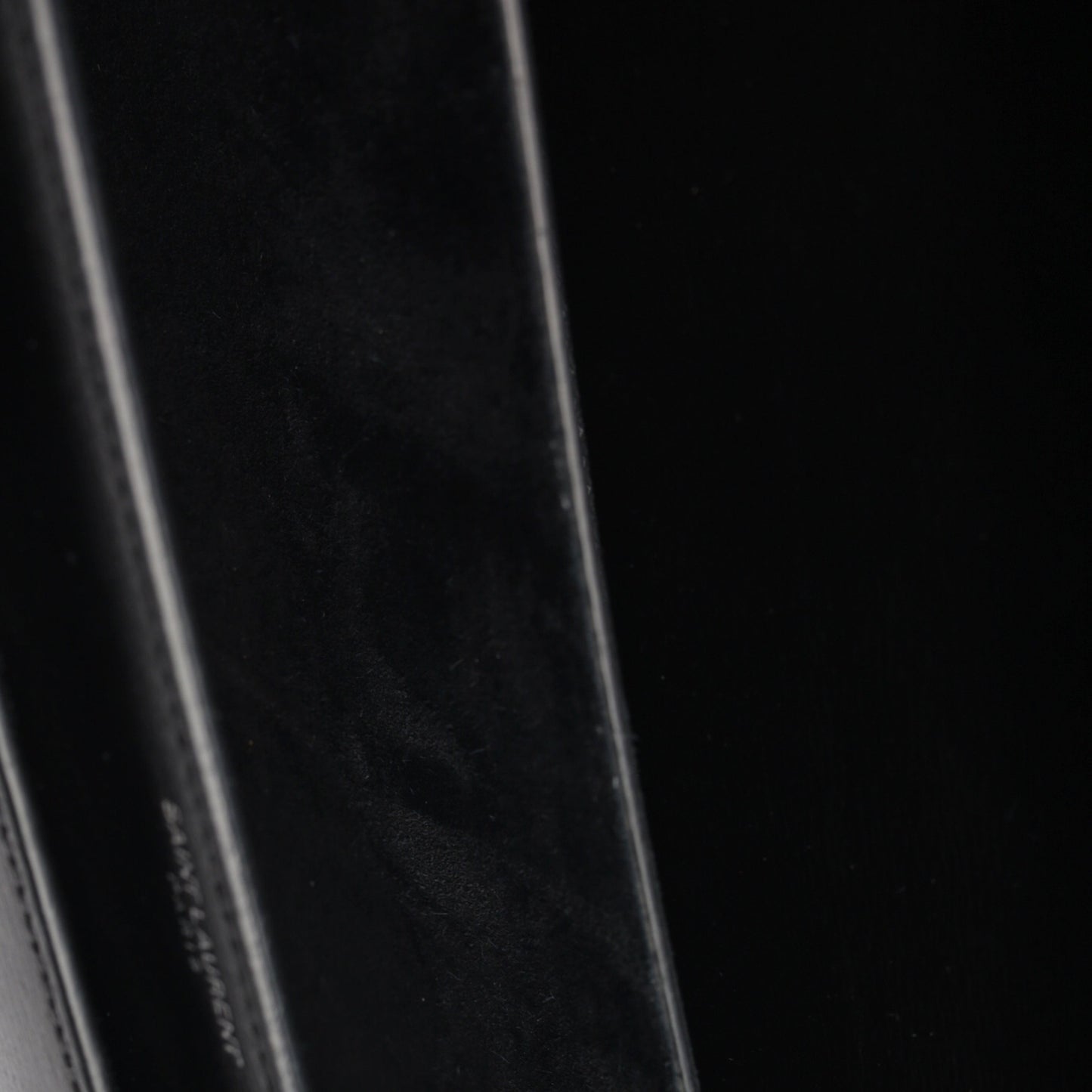 Saint Laurent Sunset Calfskin Black Shoulder Bag