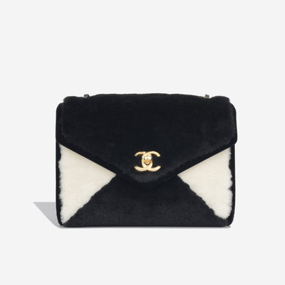 Chanel Small Envelope Flap Bag - Shearling