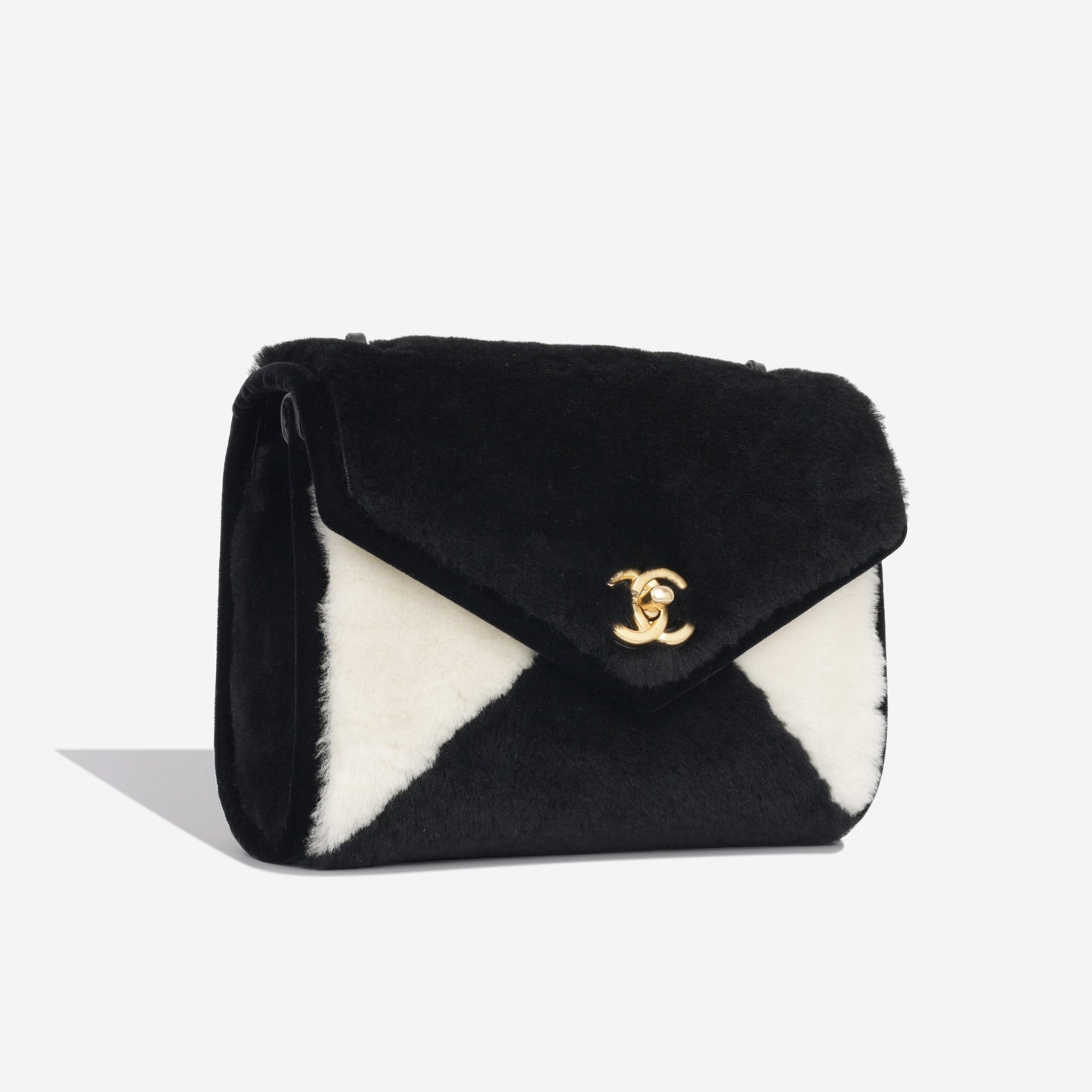 Chanel Small Envelope Flap Bag - Shearling