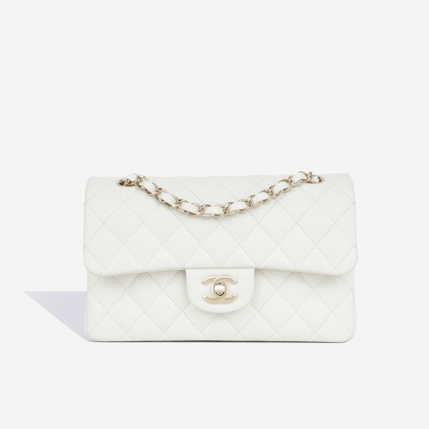 Chanel Classic Flap Caviar Gold Shoulder Bag Style 31