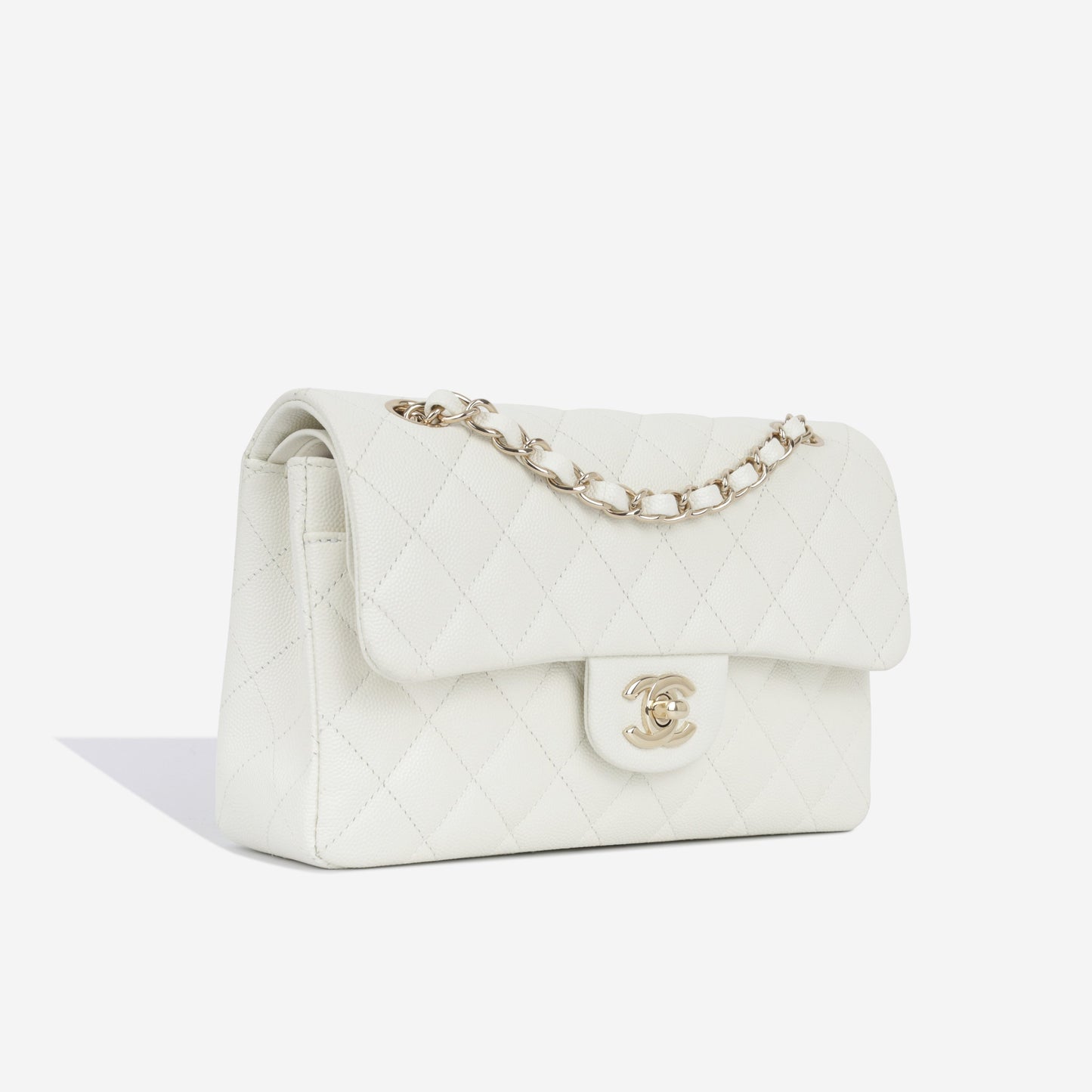 Chanel Classic Flap Caviar Gold Shoulder Bag Style 31