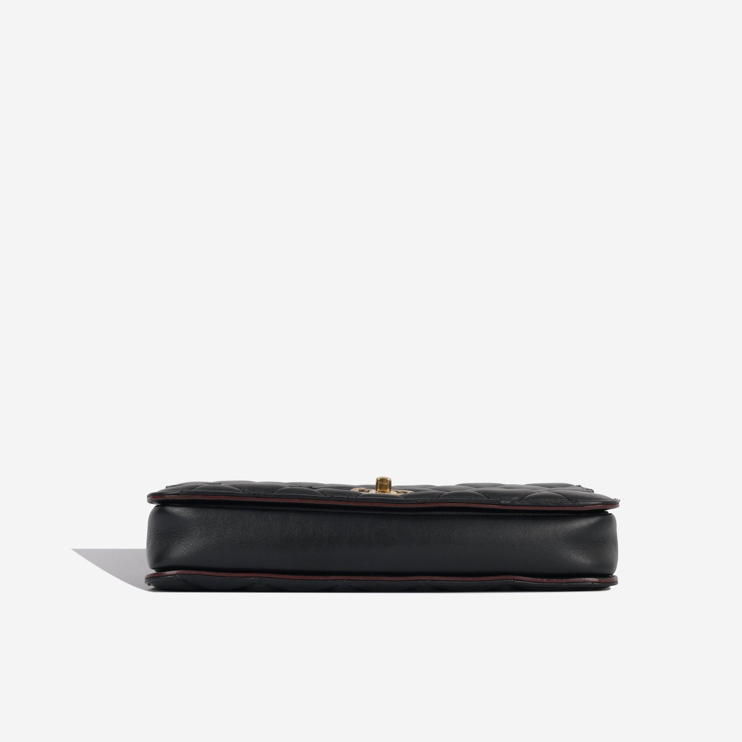 Chanel Classic Flap Lambskin Black Shoulder Bag Style 344