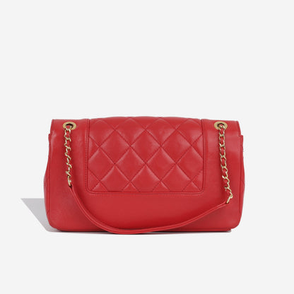 Chanel Lambskin Gold Shoulder Bag Style 23