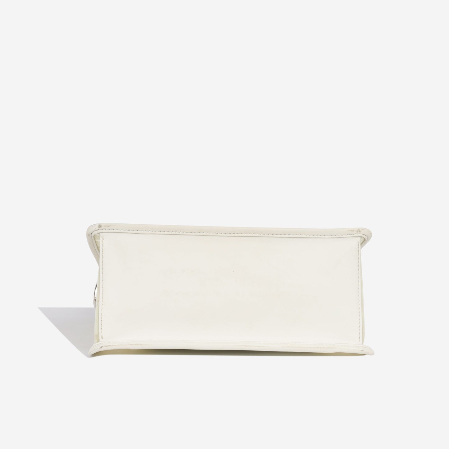 Fendi Kan I Leather Cream Shoulder Bag
