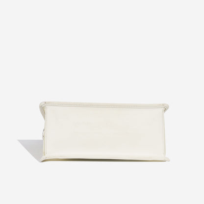 Fendi Kan I Leather Cream Shoulder Bag