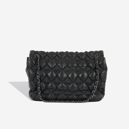 Chanel Classic Flap Calfskin Black Shoulder Bag Style 26
