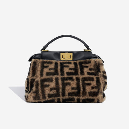 Fendi Mini Peekaboo - Shearling