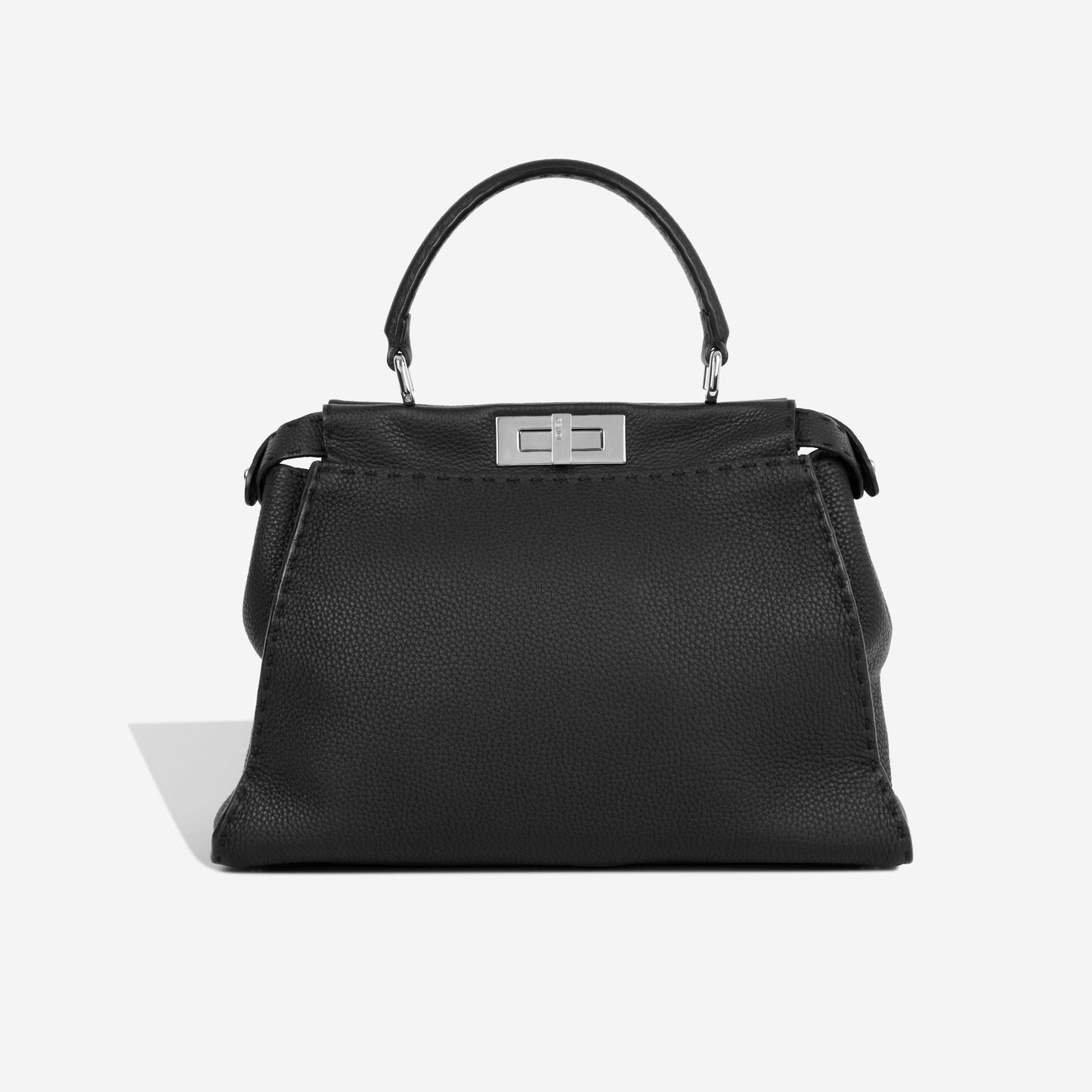 Fendi Peekaboo Leather Black Handbag Style 3