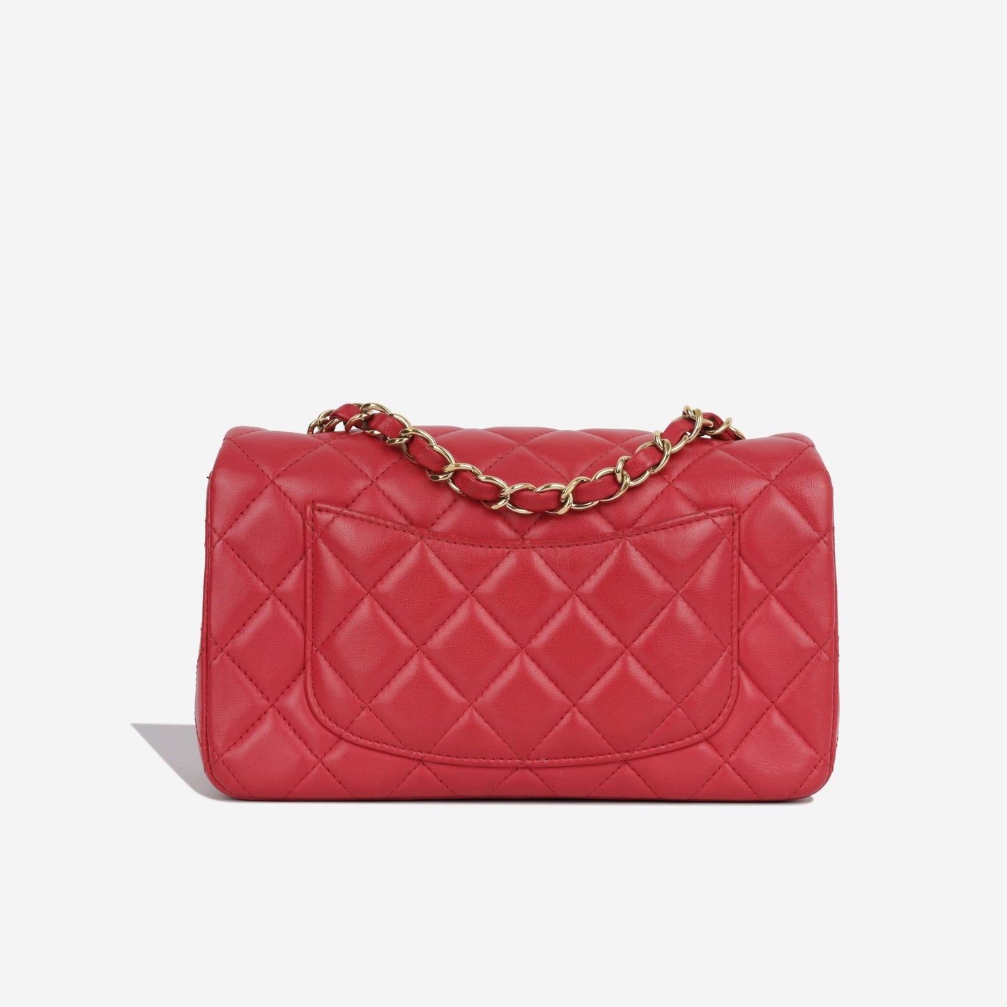 Chanel Classic Flap Lambskin Gold Shoulder Bag Style 55